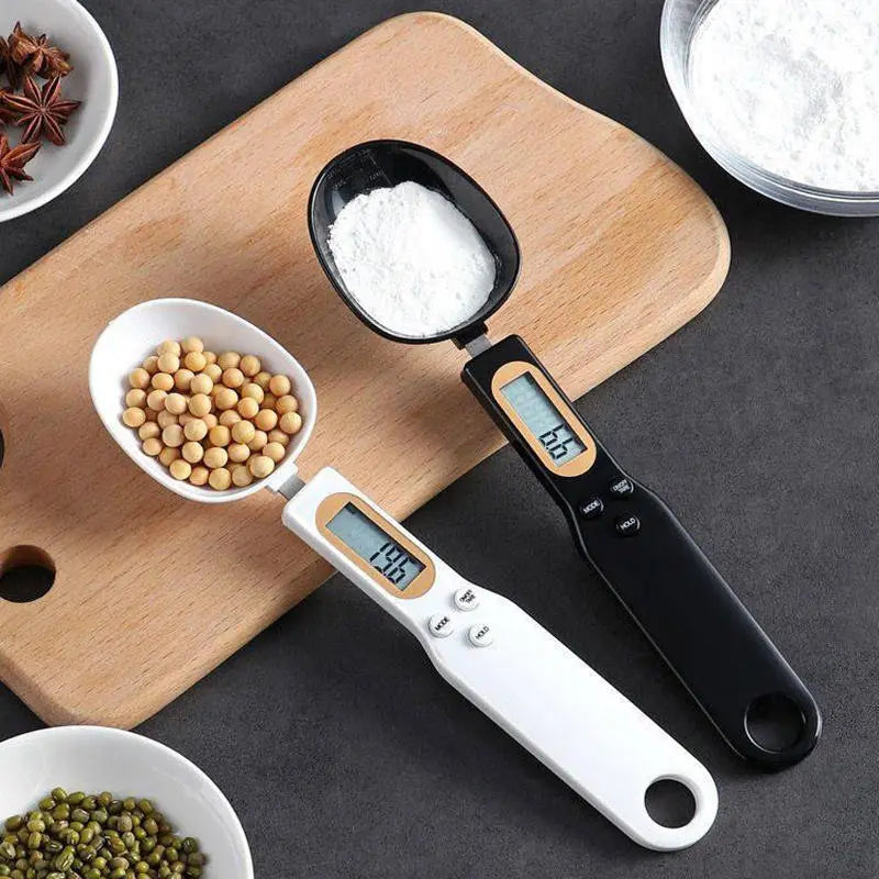 Digital Mini Spoon LCD Kitchen Scale - 0.1-500G High Precision, 2 Deta ...
